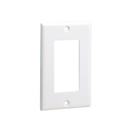 1 pcs : CPGWH - FACEPLATE 1 GANG GFCI WHITE