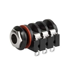 1 pcs : 4833.2300 - CONN JACK STEREO 6.35MM PNL MNT