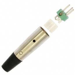 1 pcs : A3M - CONN RCPT MALE XLR 3P SOLDER CUP