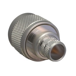 1 pcs : CONN007-1-W - CONN N PLUG STR 50 OHM CRIMP