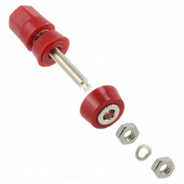 1 pcs : 4093 - CONN BIND POST HEX RED