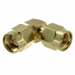 1 pcs : ADP-SMAM-SMAM90 - CONN ADAPT PLUG-PLUG SMA 50 OHM