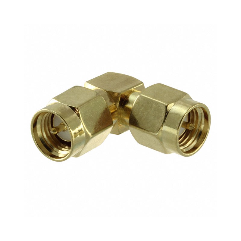 1 pcs : ADP-SMAM-SMAM90 - CONN ADAPT PLUG-PLUG SMA 50 OHM