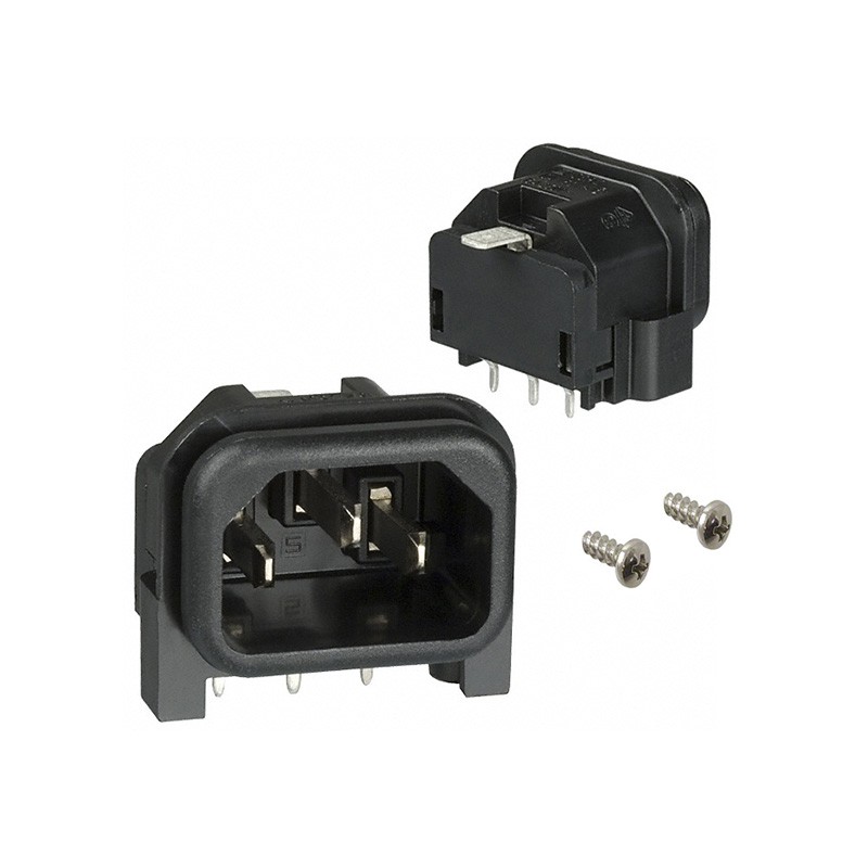 1 pcs : GSP2.9113.13 - PWR ENT RCPT IEC320-C14 PANEL QC