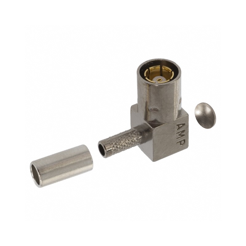 1 pcs : 5414363-4 - CONN SMB PLUG R/A 50 OHM SOLDER