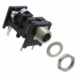 1 pcs : RA49C12A - CONN JACK MONO 6.35MM R/A