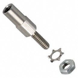 1 pcs : 201089-4 - CONN FIXED JACKSCREW FMLE W/HDWR