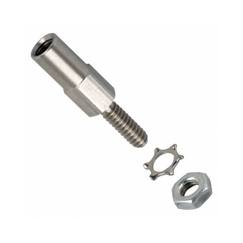1 pcs : 201089-4 - CONN FIXED JACKSCREW FMLE W/HDWR