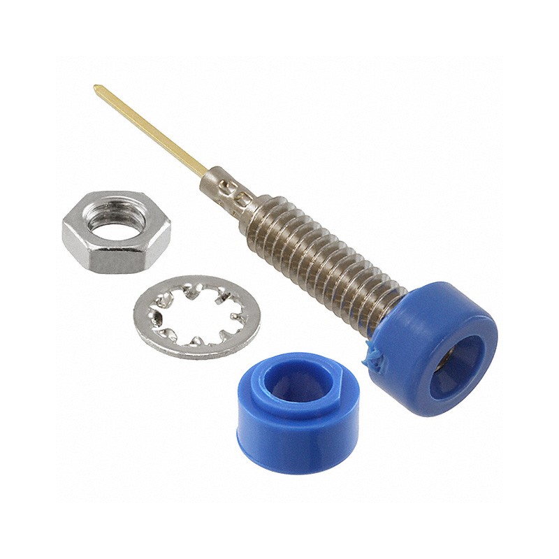 1 pcs : 4773-6 - CONN TIP JACK MINI WIRE WRAP BLU