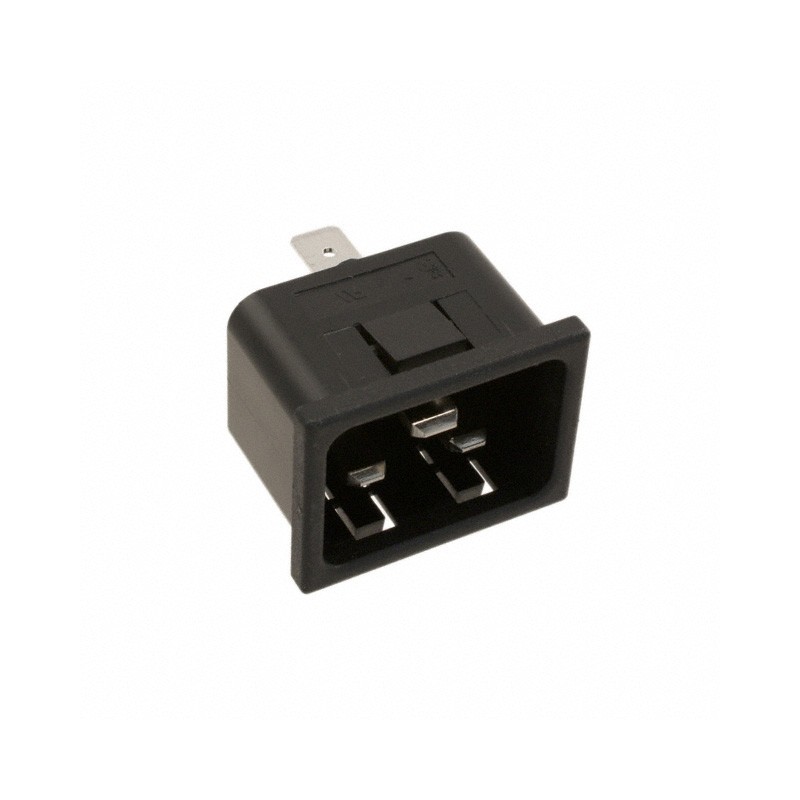 1 pcs : 4-1609134-8 - PWR ENT RCPT IEC320-C20 PANEL QC