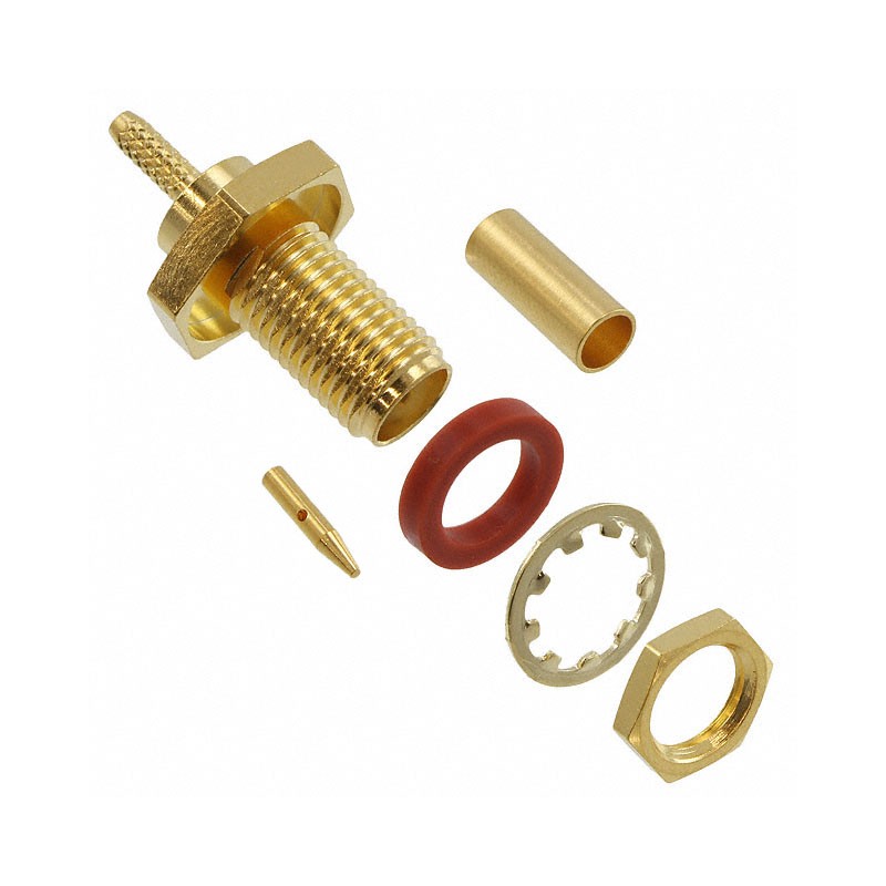 1 pcs : 0732511480 - CONN SMA JACK STR 50 OHM SOLDER