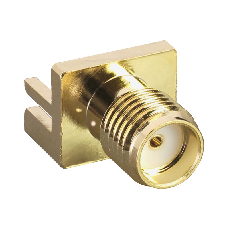 1 pcs : CONSMA020.042-G - CONN SMA FML EDGE MNT 0.042' PCB