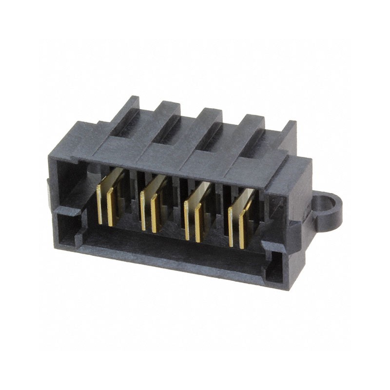 1 pcs : MPT-04-01-01-L-RA-SD - CONN HDR 4POS 5.00MM R/A SLDR