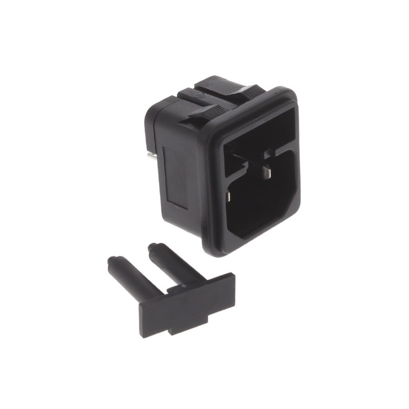 1 pcs : 4304.6127 - PWR ENT MOD RCPT IEC320-C18 PNL