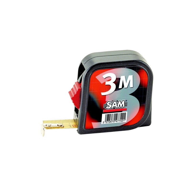 1 pcs - SAM UD 3m Tape Measure, Metric