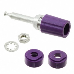 1 pcs : 3760-7 - CONN BIND POST KNURLED VIOLET