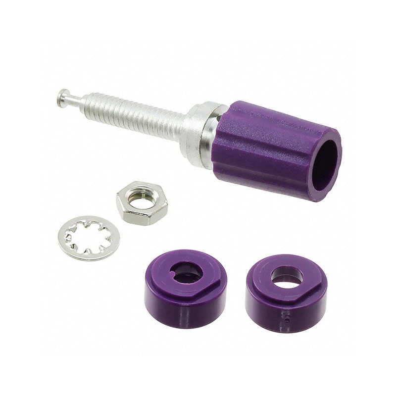 1 pcs : 3760-7 - CONN BIND POST KNURLED VIOLET