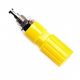 1 pcs : 3760-4 - CONN BIND POST KNURLED YELLOW