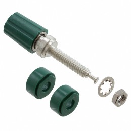1 pcs : 3760-5 - CONN BIND POST KNURLED GREEN