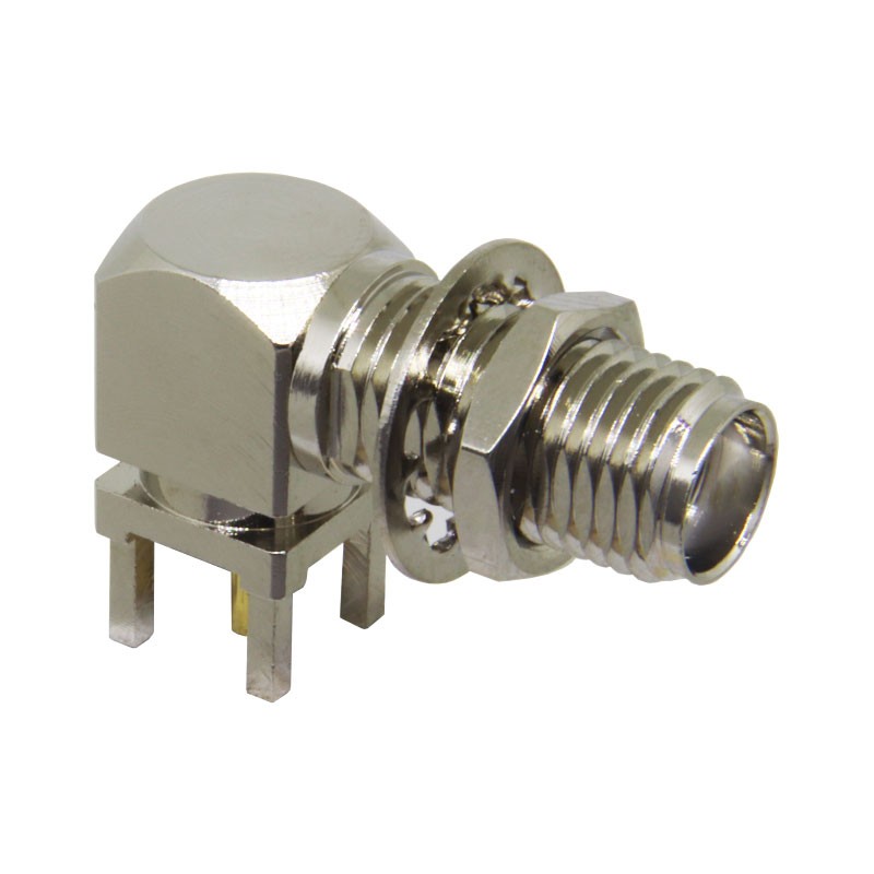 1 pcs : CONSMA002-L - CONN SMA RCPT R/A 50 OHM PCB