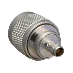 1 pcs : CONN007-2-W - CONN N PLUG STR 50 OHM CRIMP