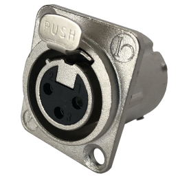 1 pcs : IO-XLR3-F-JLX - CONN RCPT FMALE XLR 3POS SOLDER