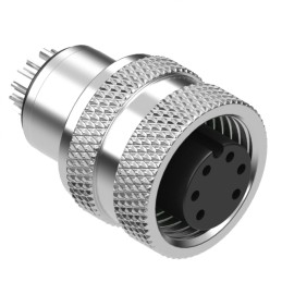 1 pcs : 50-00982 - CONN RCPT FMALE 6P GOLD SLDR CUP