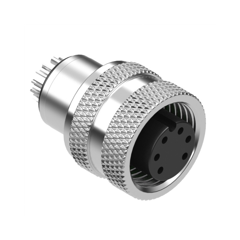 1 pcs : 50-00982 - CONN RCPT FMALE 6P GOLD SLDR CUP