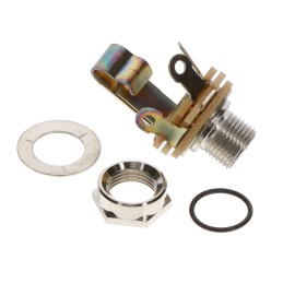 1 pcs : 12AW07 - SEALED 1/4' JACK, MONO, TIP IS S