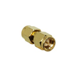 1 pcs : ADP-SMAM-SMAM-G - SMA PLUG TO SMA PLUG ADAPTER