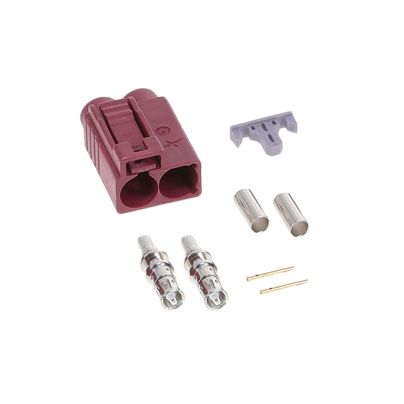 1 pcs : FKDFDDK - DUAL FAKRA CODE D SMB(F)ST_ FOR