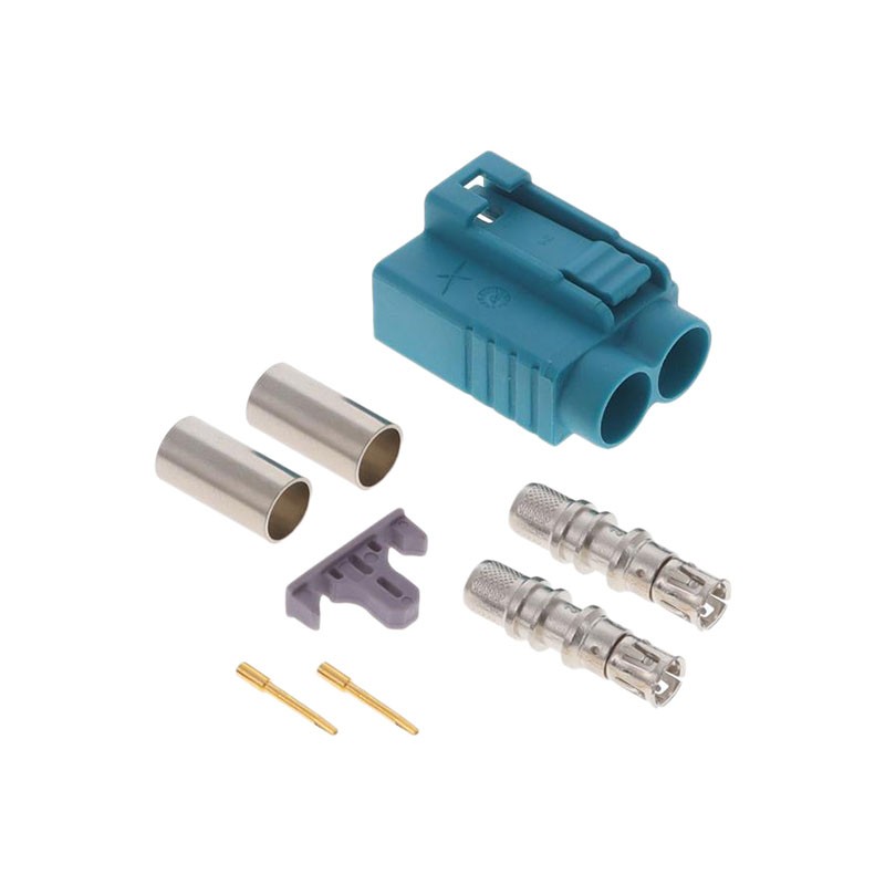 1 pcs : FKDFZDK - DUAL FAKRA CODE Z SMB(F)ST_ FOR