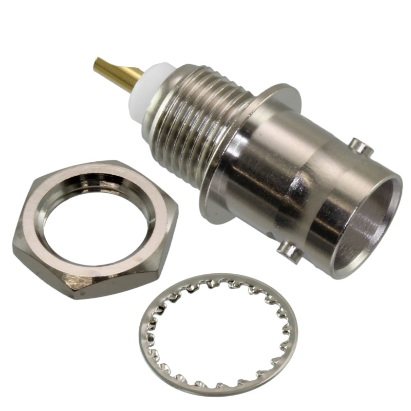 1 pcs : 0731000195 - CONN BNC RCPT STR 50 OHM SOLDER