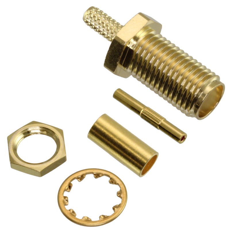 1 pcs : 0733910260 - CONN SMA JACK STR 50 OHM SOLDER