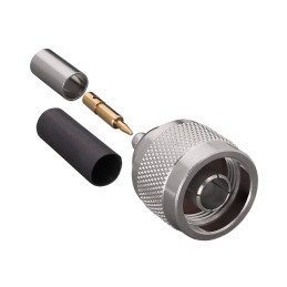 1 pcs : CONN007-4-W - CONN N PLUG STR 50 OHM CRIMP