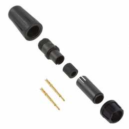 1 pcs : EN2C2M20G1 - CONN PLUG MALE 2POS GOLD CRIMP