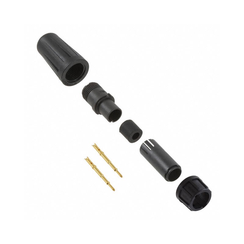 1 pcs : EN2C2M20G1 - CONN PLUG MALE 2POS GOLD CRIMP