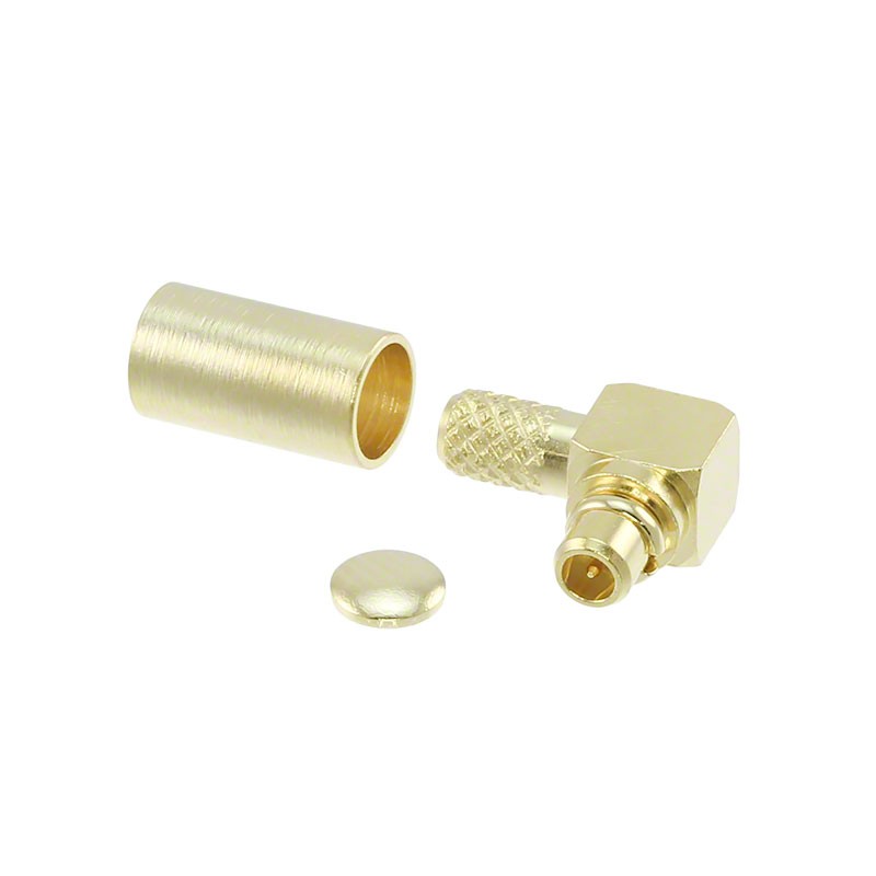 1 pcs : 0734151121 - CONN MMCX PLUG R/A 50 OHM SOLDER