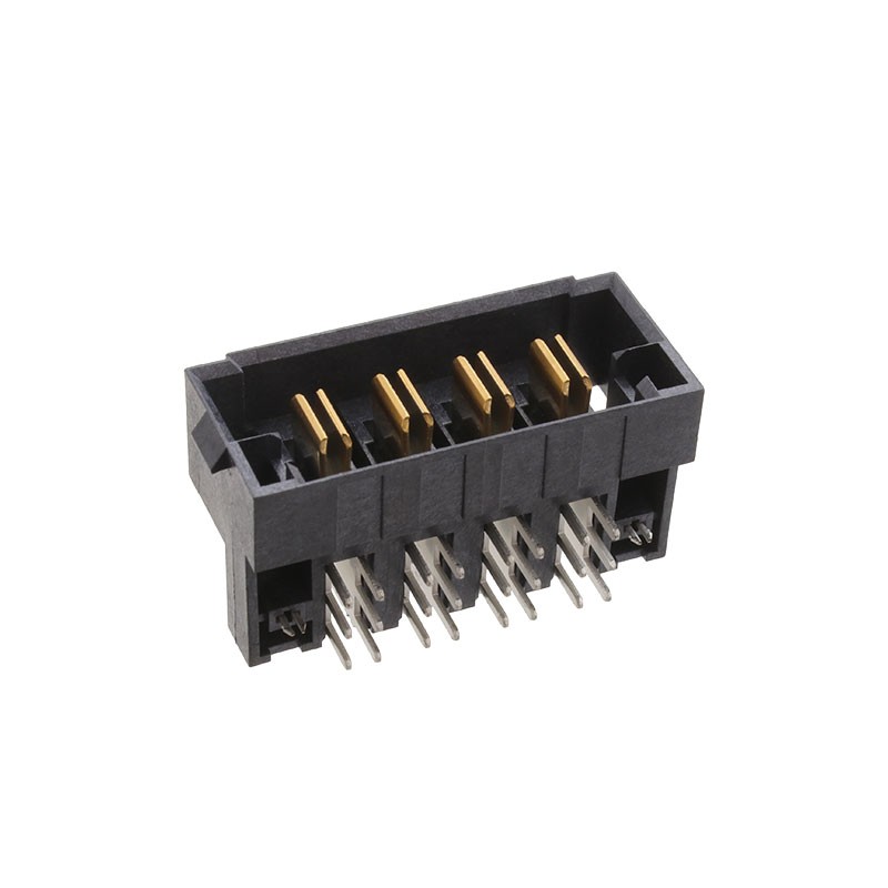 1 pcs : MPT-04-01-01-L-RA-LC - CONN HDR 4POS 5.00MM R/A SLDR