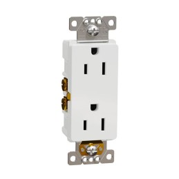 1 pcs : SQR44101WH - TR 15A RECEPTACLE RESI WH