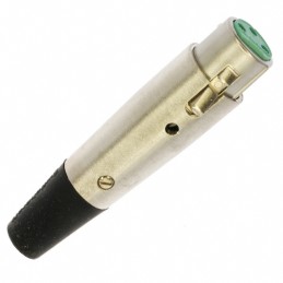 1 pcs : A3F - CONN PLUG FMALE XLR 3POS SOLDER