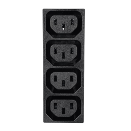 1 pcs : 742W-15/20 - PWR ENT RCPT IEC320-2-2F PNL QC