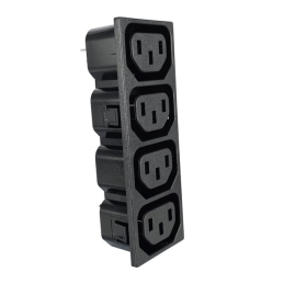 1 pcs : 742W-15/20 - PWR ENT RCPT IEC320-2-2F PNL QC