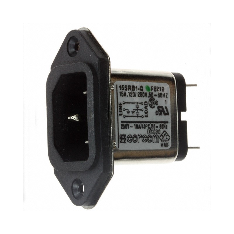 1 pcs : 6609987-1 - PWR ENT RCPT IEC320-C14 PANEL QC