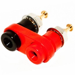 1 pcs : BU-P2143-2 - CONN DBL BANANA JACK MIN TURRET