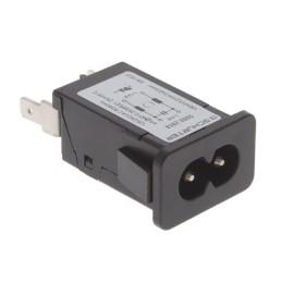 1 pcs : 5008.2014 - PWR ENT RCPT IEC320-C8 PANEL QC