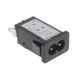 1 pcs : 5008.3022 - PWR ENT RCPT IEC320-C8 PNL SLDR