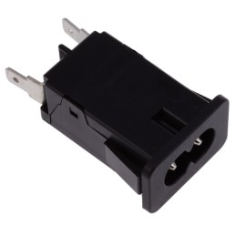 1 pcs : 5008.1016 - PWR ENT RCPT IEC320-C8 PANEL QC