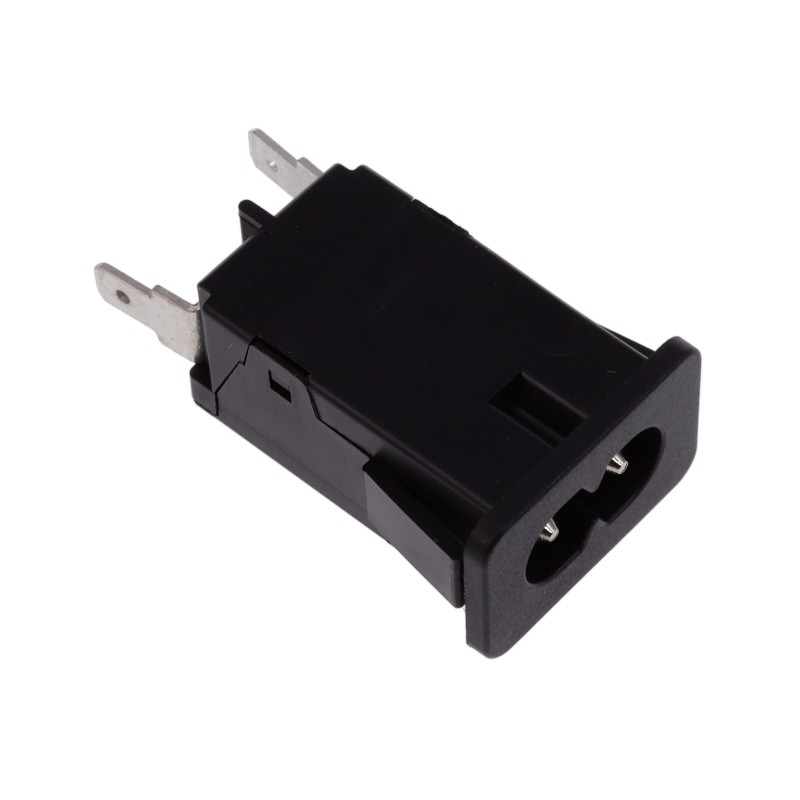 1 pcs : 5008.1016 - PWR ENT RCPT IEC320-C8 PANEL QC