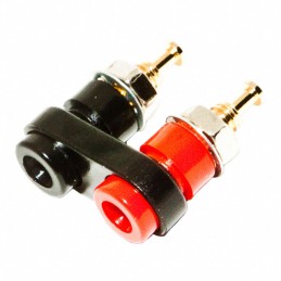 1 pcs : BU-P2143-0 - CONN DBL BANANA JACK MIN TURRET